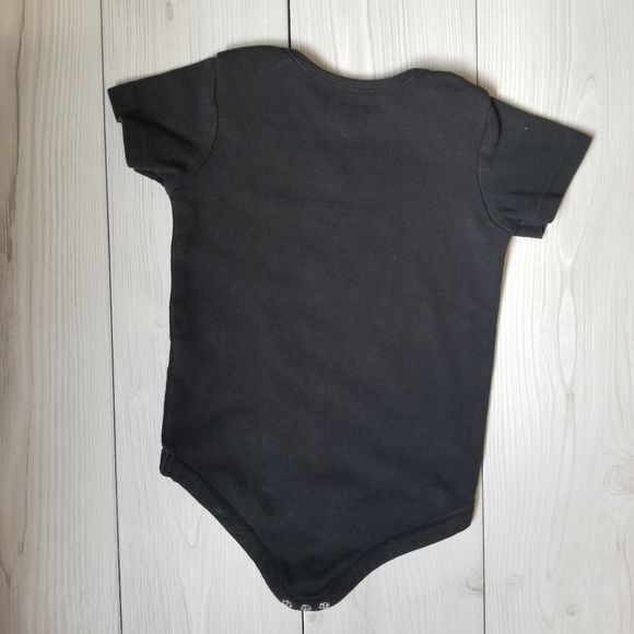 Gymboree black 100%cotton ROCK STAR onesie 18-24mo - Picture 5 of 6